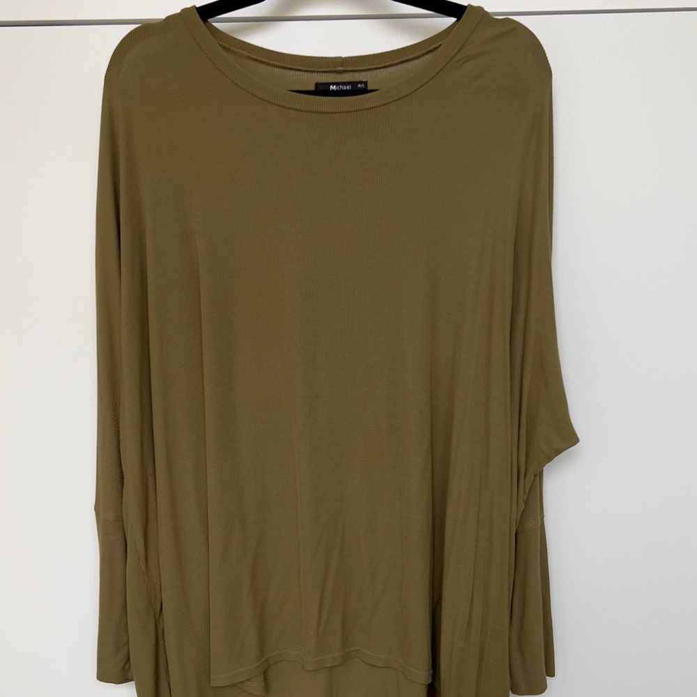 Michael Lauren Olive Green Women's Top